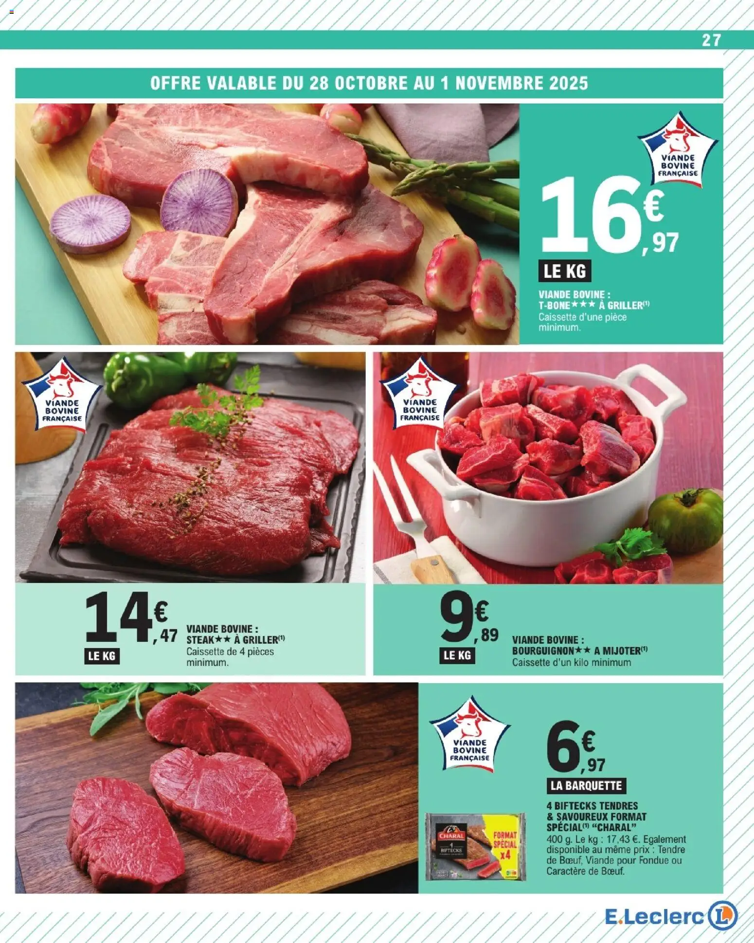 {H1} | Page: 27 | Produits: Viande, Viande bovine
