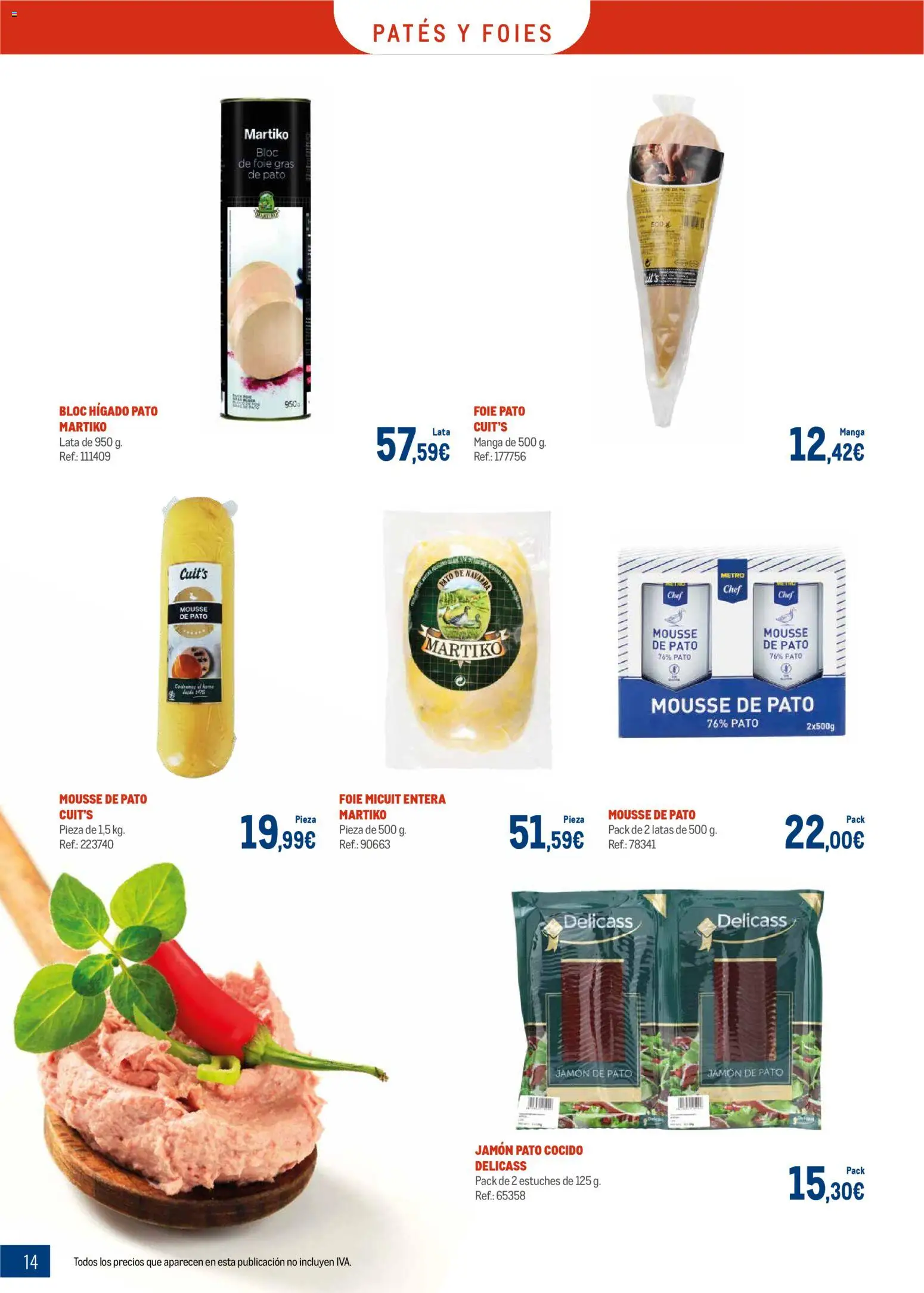 Makro - Charcuteria Santander │ válido desde el 01.12.2025 | Página: 14 | Productos: Mousse, Jamón