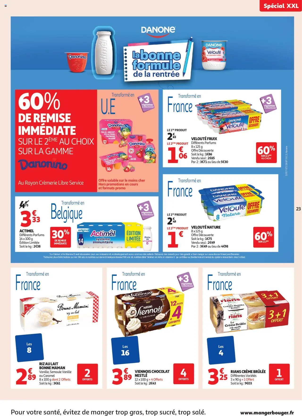  | Page: 23 | Produits: Fraise, Framboise, Lait, Chocolat