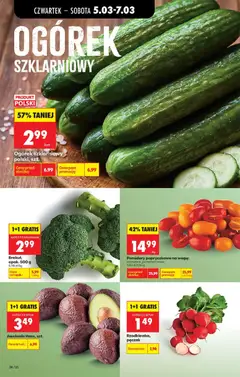 Pogląd oferty "Awokado Hass, szt., Hass avocado, piece." - ważna od 05.03.2026 | Strona: 28