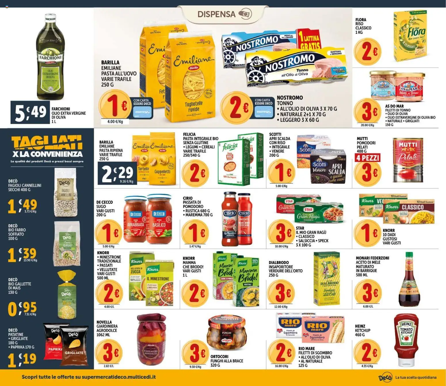 Volantino Decò del 11.02.2026 | Pagina: 12 | Prodotti: Ketchup, Verdure, Pomodoro, Aceto