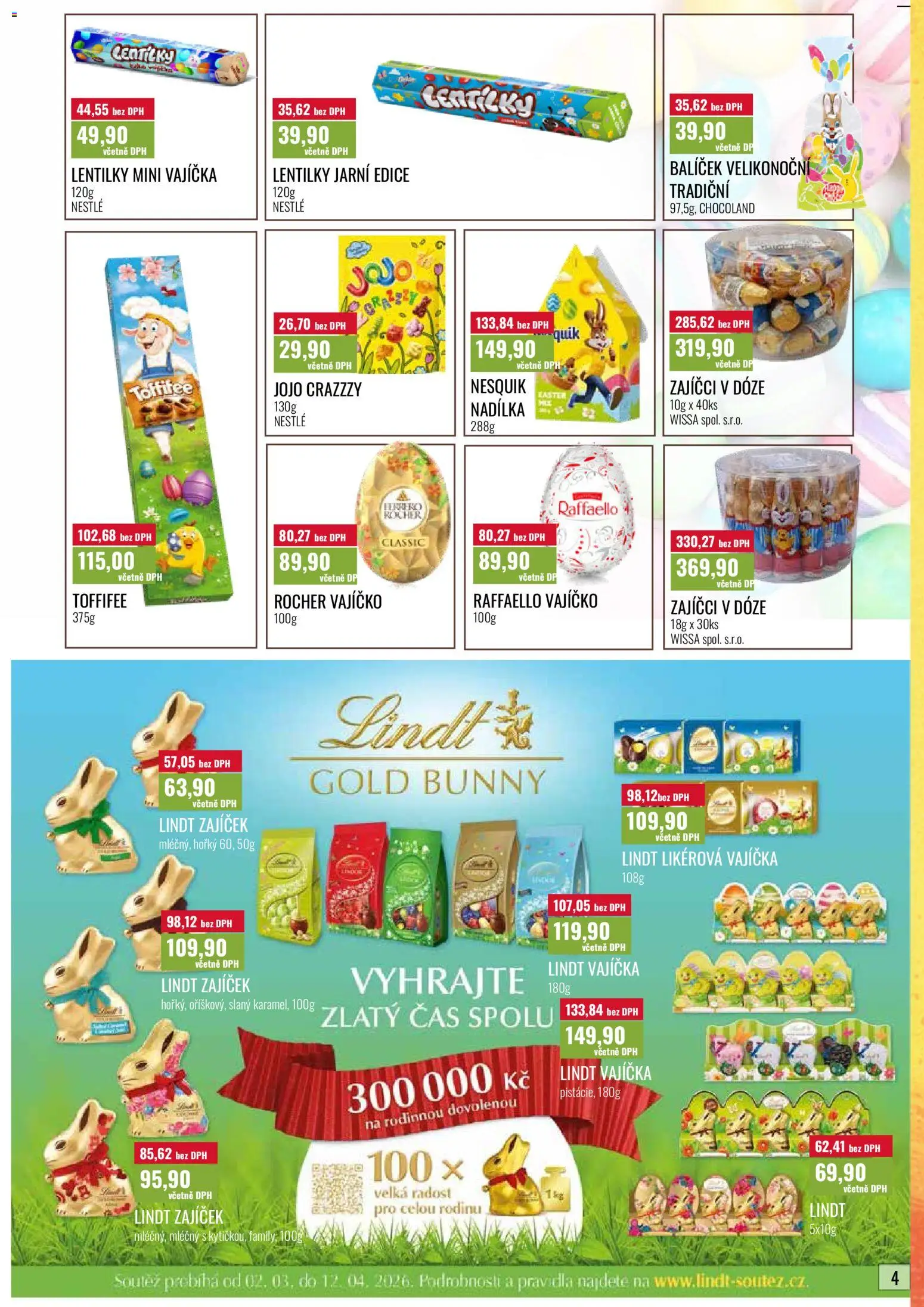Ratio leták od 01.03.2026 | Strana: 4 | Produkty: Jojo, Lindt, Toffifee, Nesquik