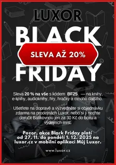Náhled letáku Luxor Black Friday od 27.11.2025