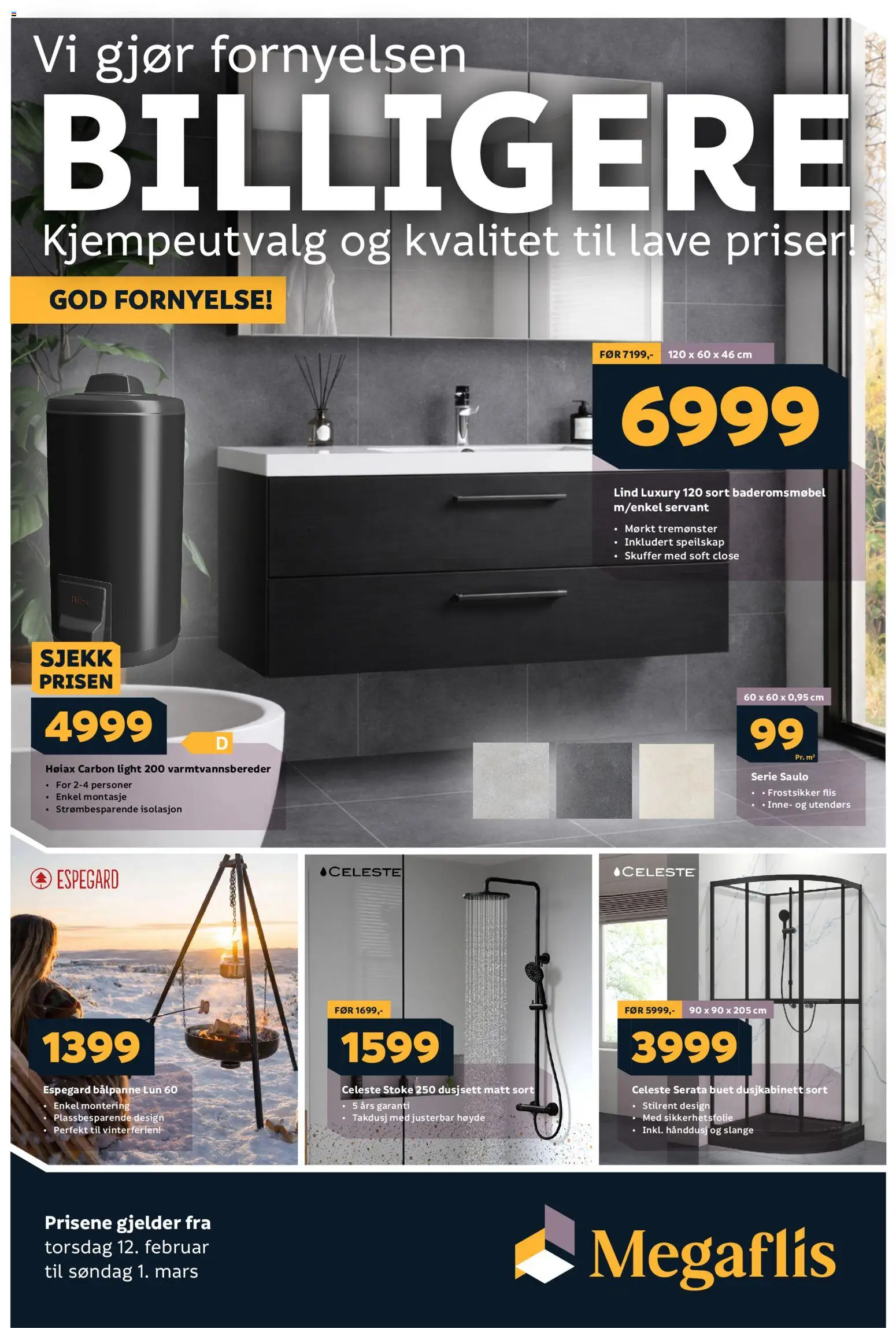 {H1} | Side: 1 | Produkter: Servant, Speilskap