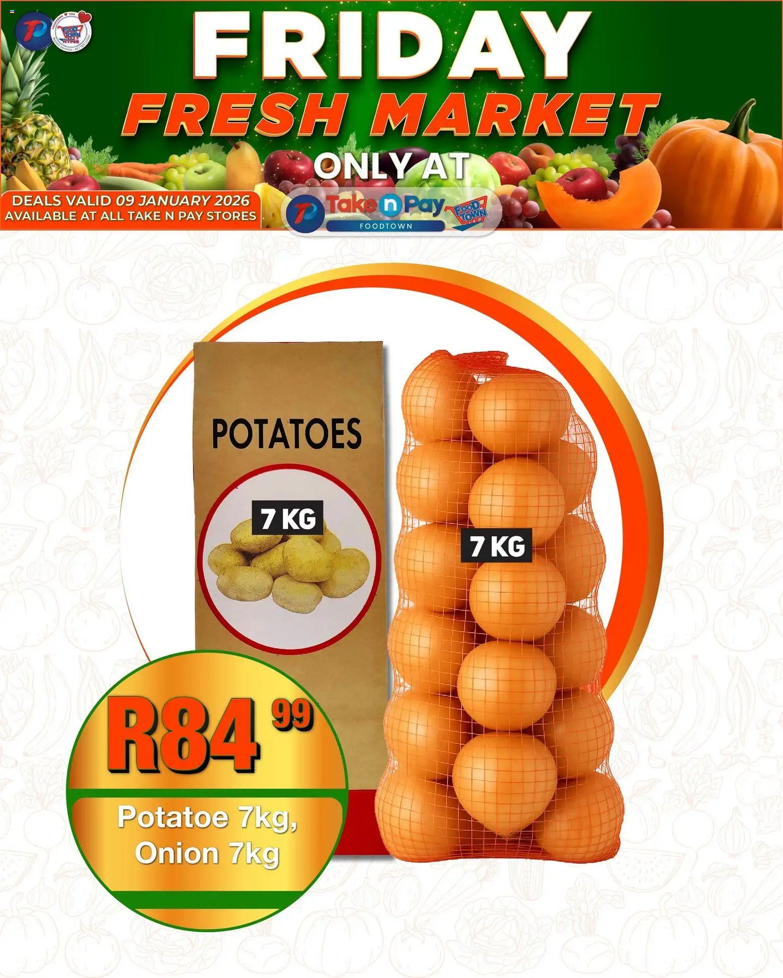 New Take n Pay catalogue – valid from 09.01.2026 | Page: 7 | Products: Potatoes