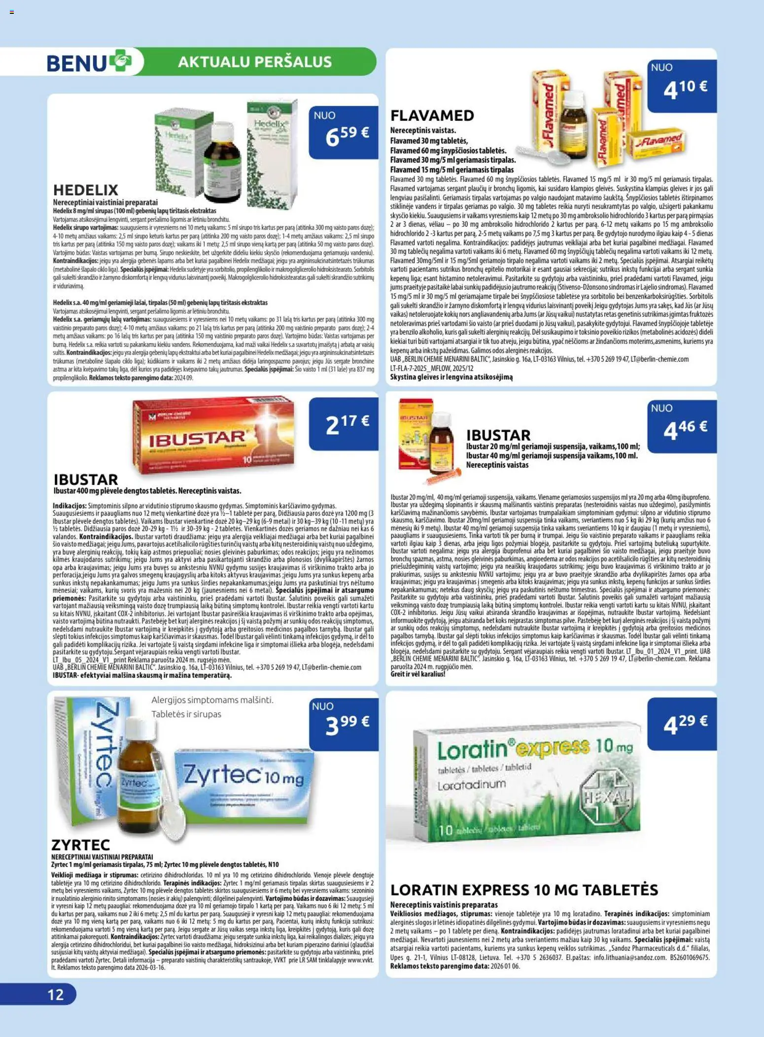 BENU akcijos nuo 01.04.2026 | Puslapis: 12