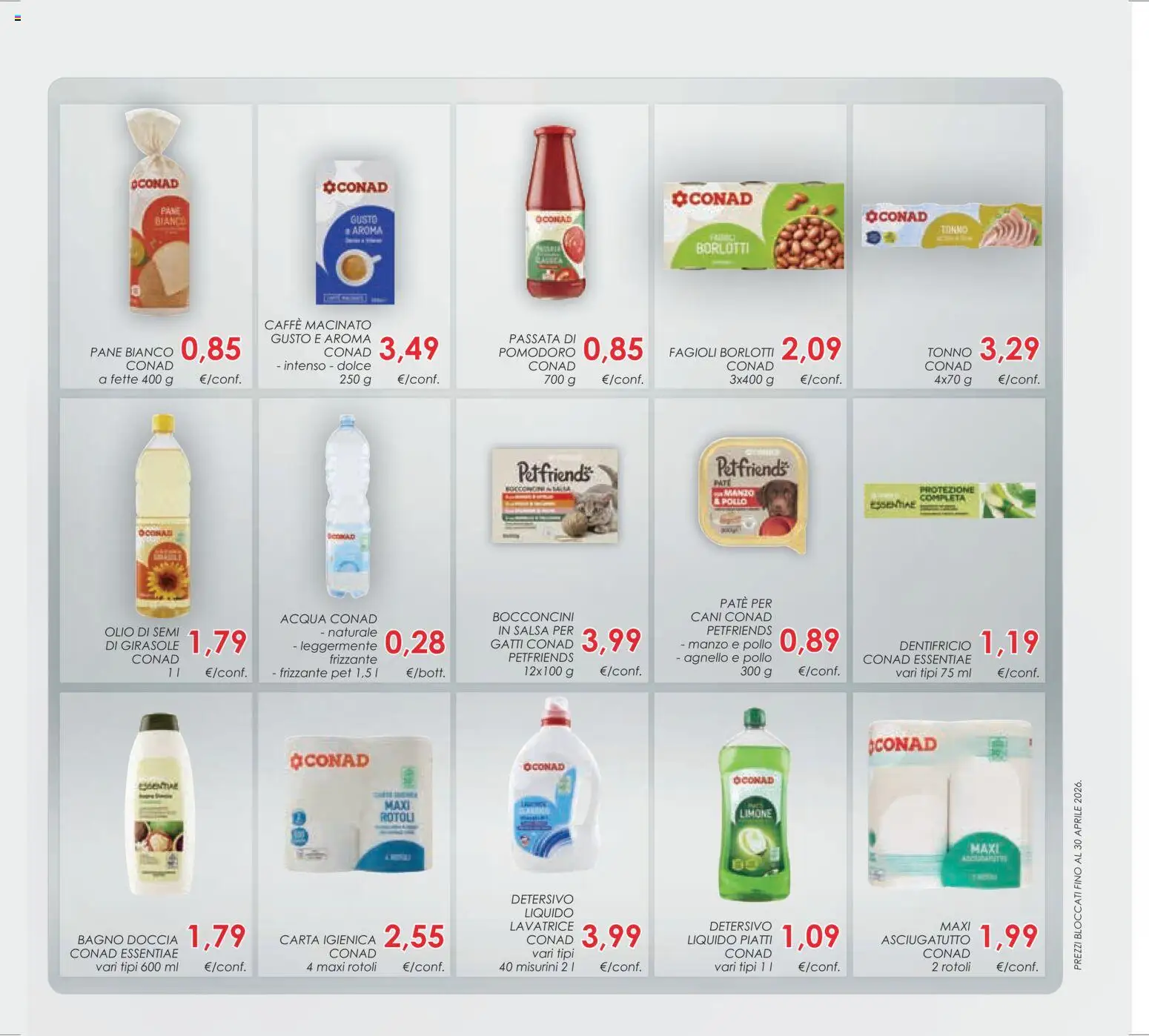 Volantino Conad del 11.03.2026 | Pagina: 37 | Prodotti: Manzo, Asciugatutto, Olio di semi di girasole, Doccia