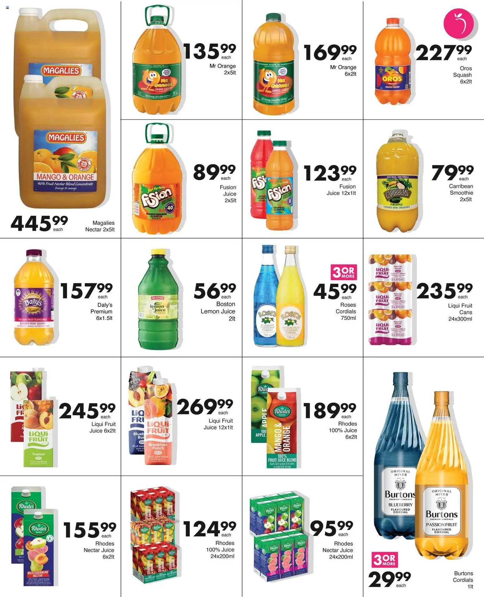 New Save catalogue – valid from 29.12.2025 | Page: 19 | Products: Mixer, Squash, Pineapple, Fruit