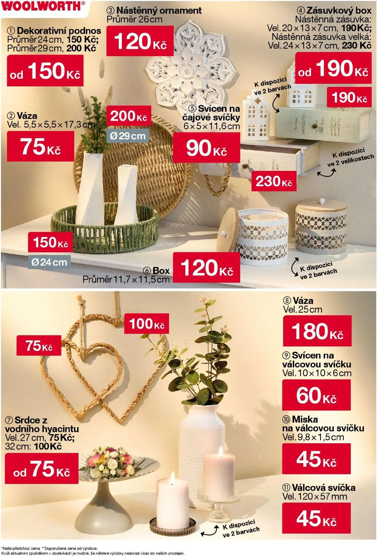 Woolworth leták od 03.10.2025 - akční nabídka | Strana: 38 | Produkty: Box, Svícen, Svíčky, Váza