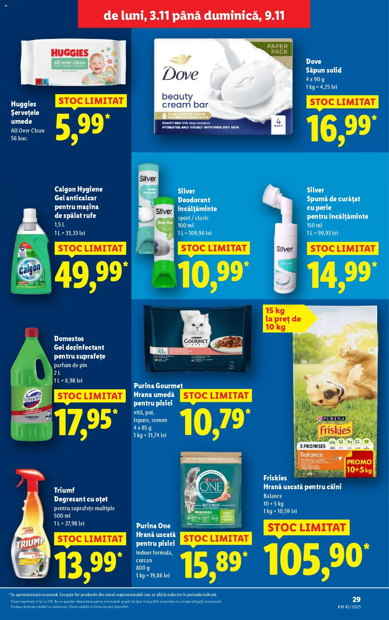 Noul catalog Lidl – valabil de la 03.11.2025 | Pagină: 29 | Produse: Pomelo, Mașină De Spălat, Deodorant, Bornoz takımı