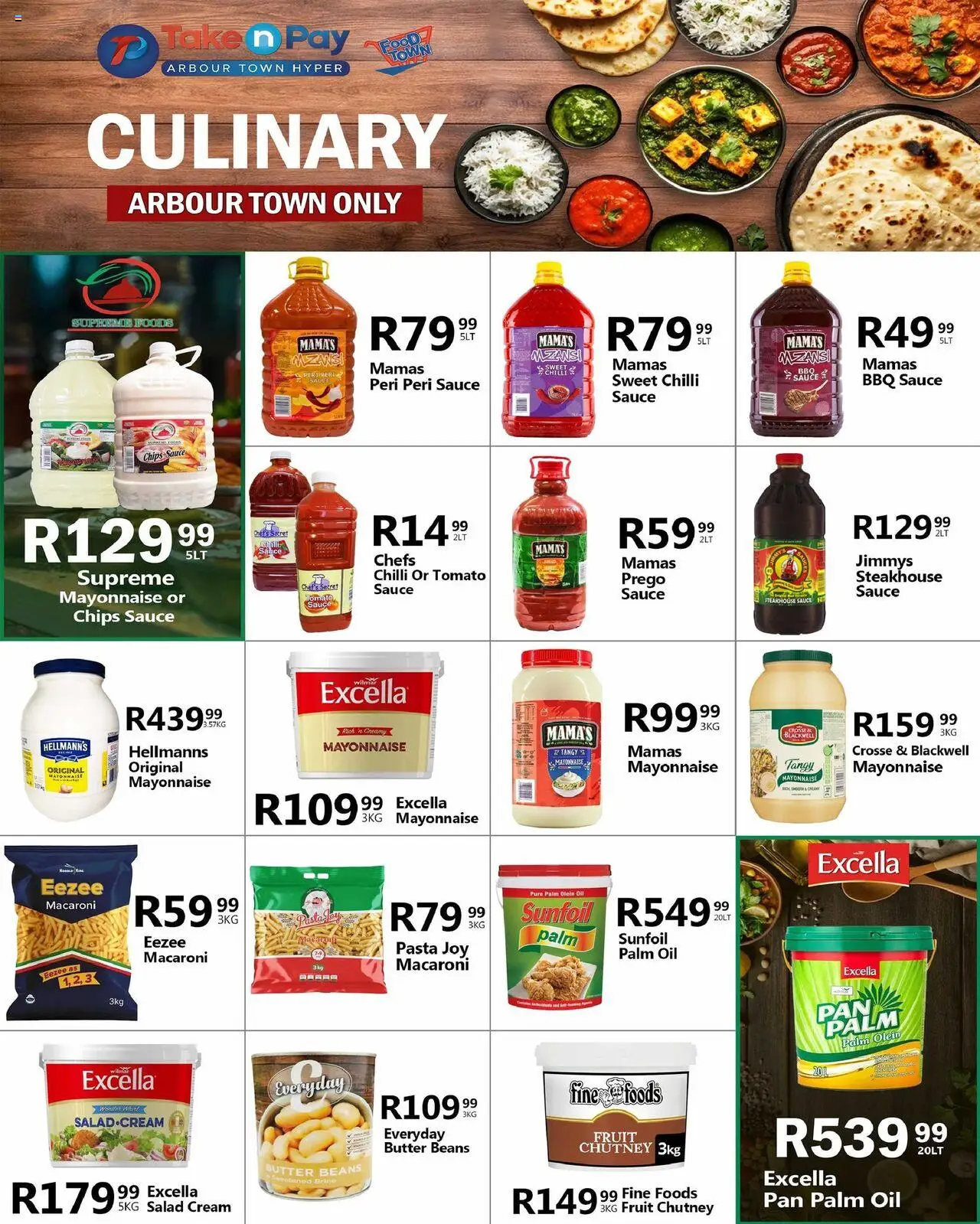New Take n Pay catalogue – valid from 13.10.2025 | Page: 33 | Products: Butter, Oil, Cream, Fruit