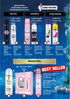 Ofertele Lady’s valabile de la 10.11.2025 | Pagină: 22 | Produse: Apă de parfum, Body, Parfum, Deodorant