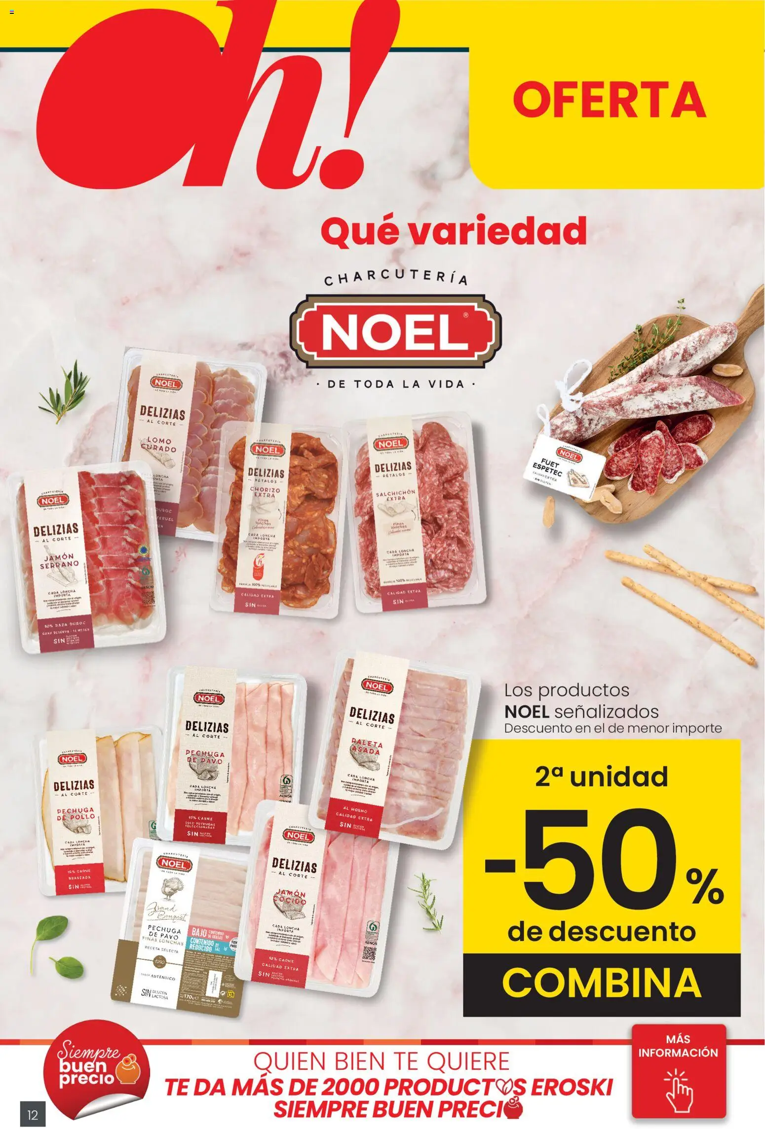 Eroski - Center │ válido desde el 05.01.2026 | Página: 12 | Productos: Jamón serrano, Jamón, Té, Horno