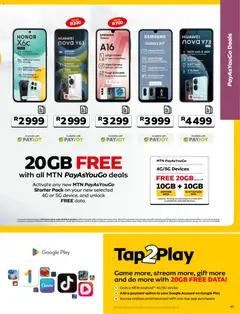 MTN specials catalogue – valid from 01.02.2026 | Page: 41 | Products: Sim, Camera, Wallet, Charger