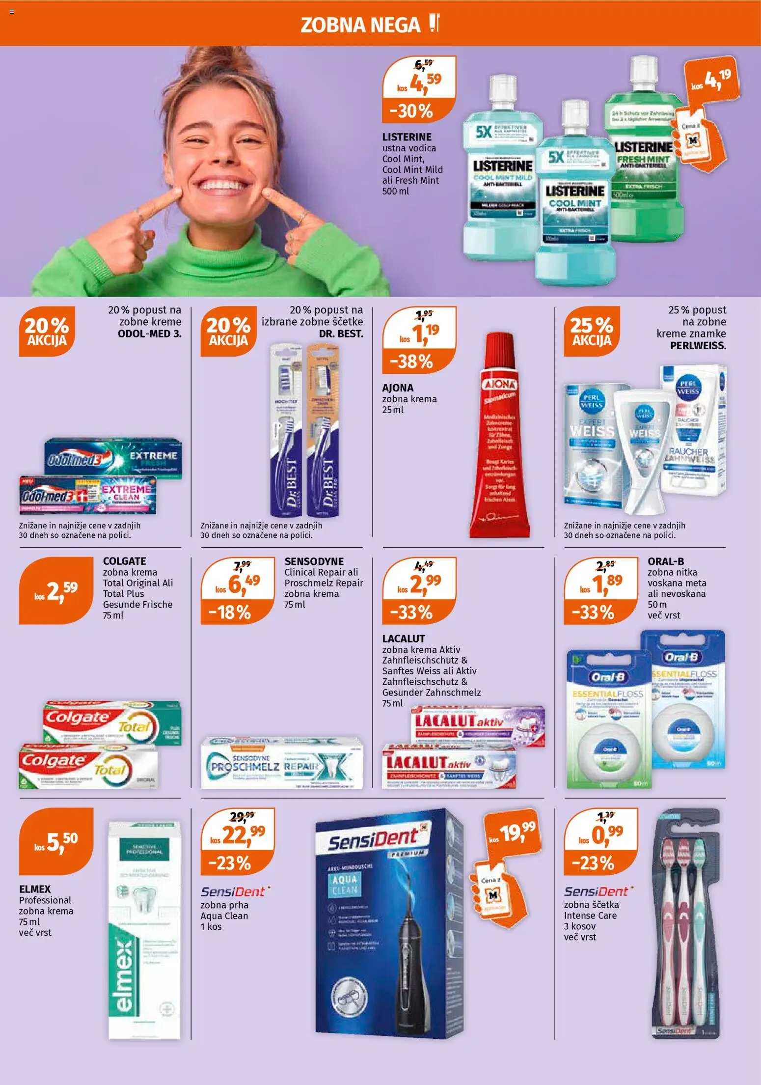 Novi Müller katalog ponudbe – veljaven od 01.12.2025 | Stran: 9 | Izdelki: Prha, Kos, Krema, Ustna vodica