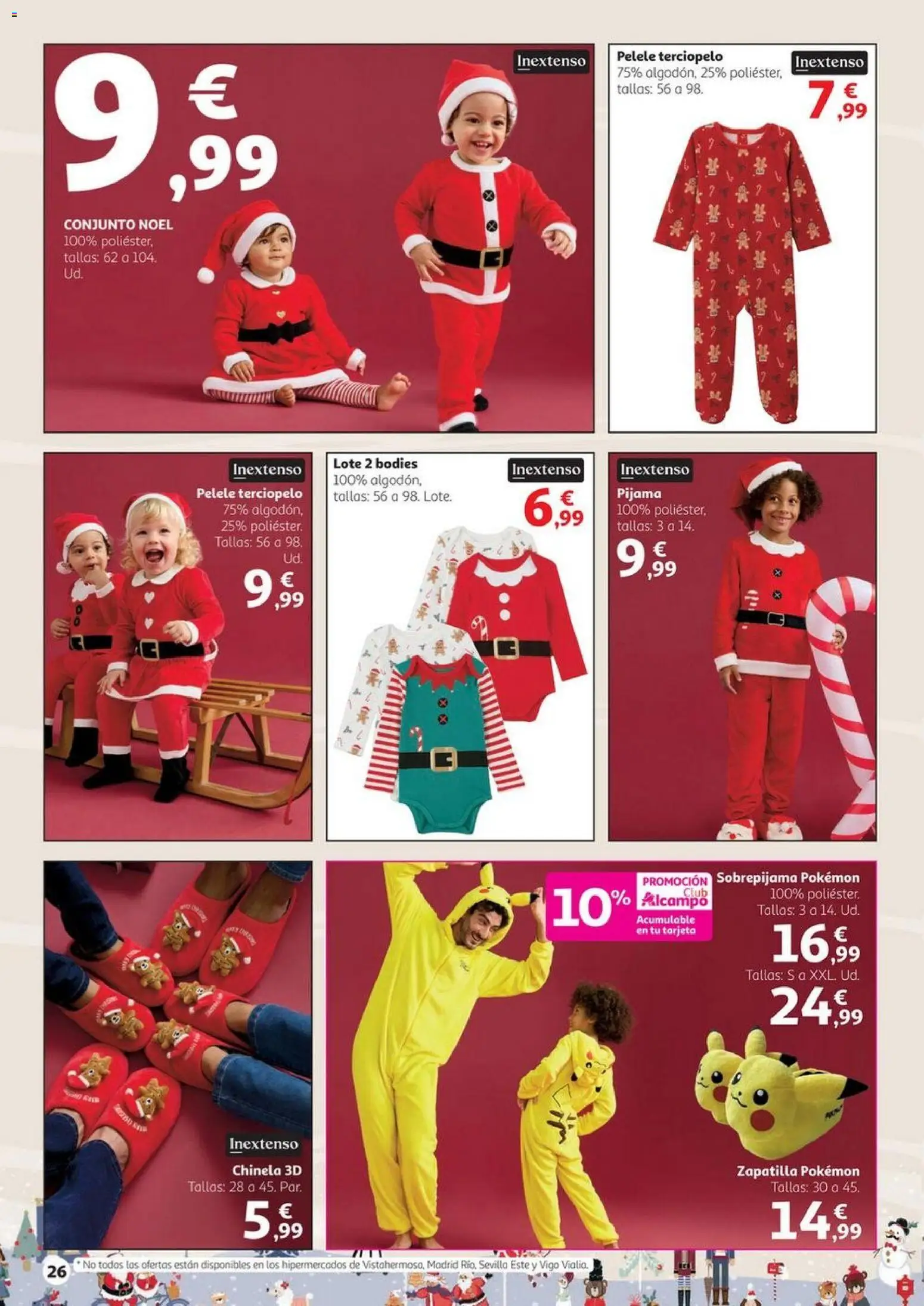 Alcampo - Decoración Navidad HG │ válido desde el 06.11.2025 | Página: 26 | Productos: Pijama