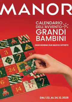 Manor Aktionen Calendario dell'Avvento ab 01.12.2025 gültig