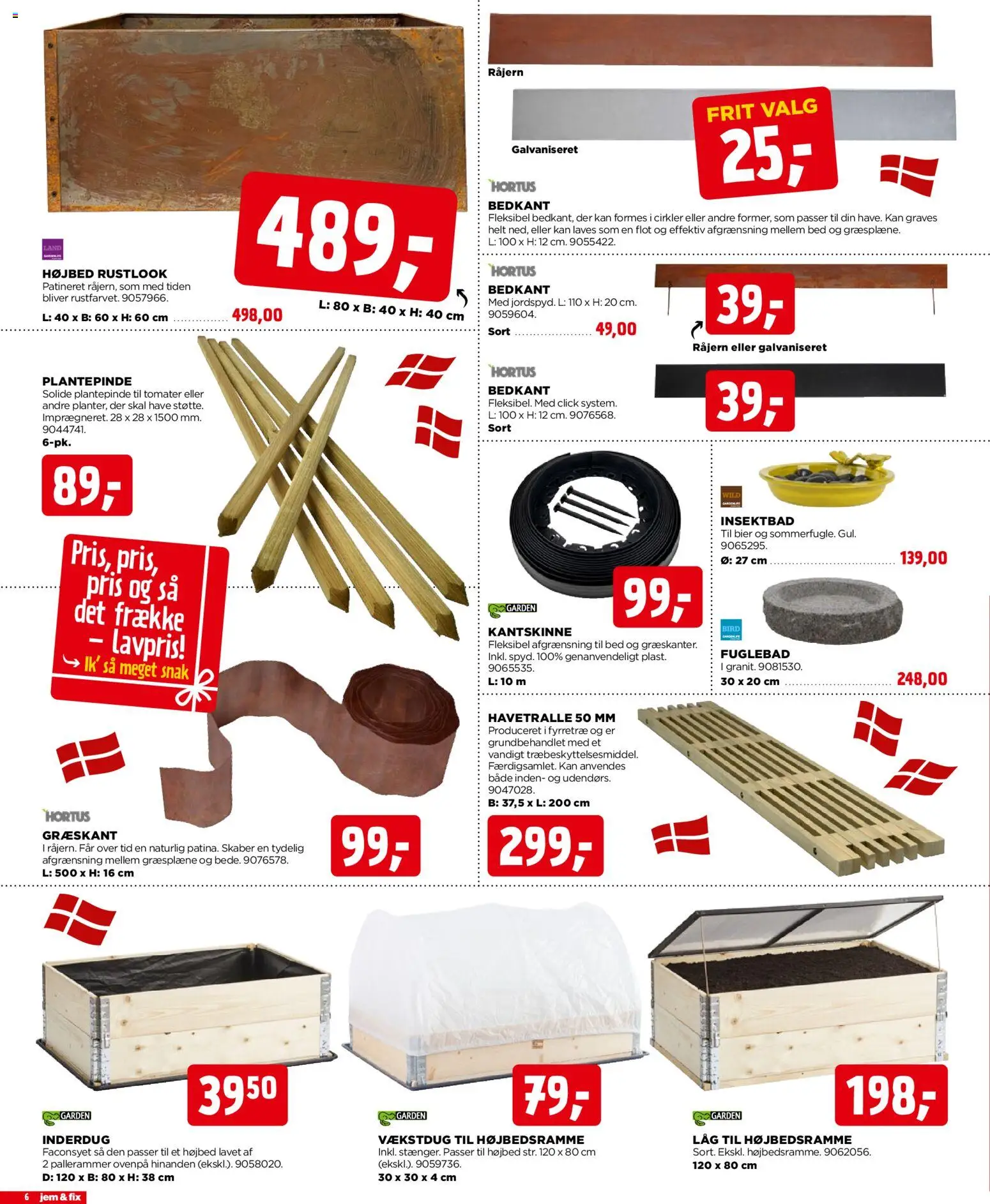 Jem & fix tilbudsavis – gyldig fra 08.03.2026 | Side: 6 | Produkter: Tomater, Søm