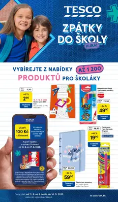 Náhled letáku Tesco katalog od 11.08.2025