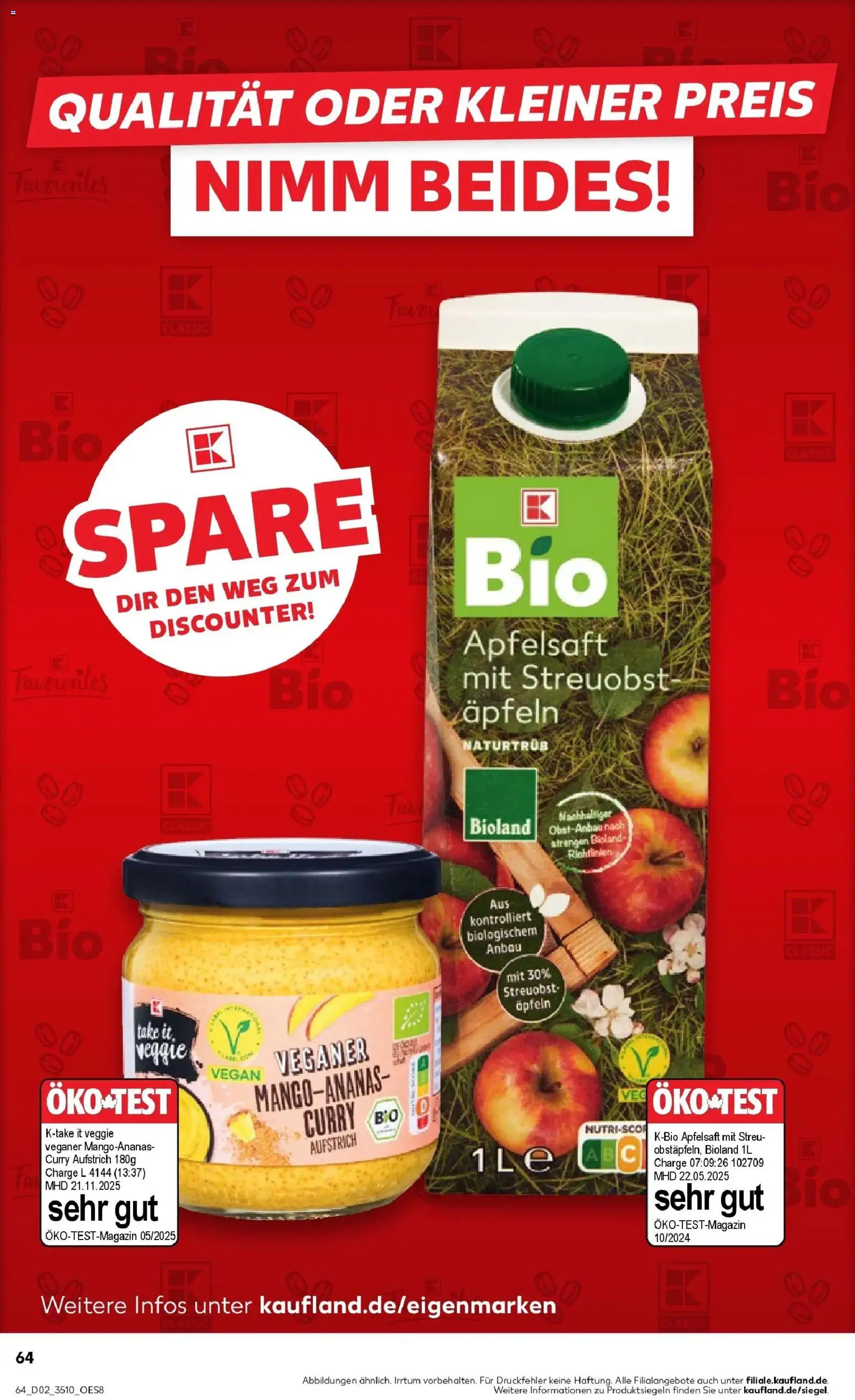 Kaufland prospekt Dallgow-Döberitz	 – gültig ab 11.01.2026 | Seite: 64 | Produkte: Apfelsaft, Apple