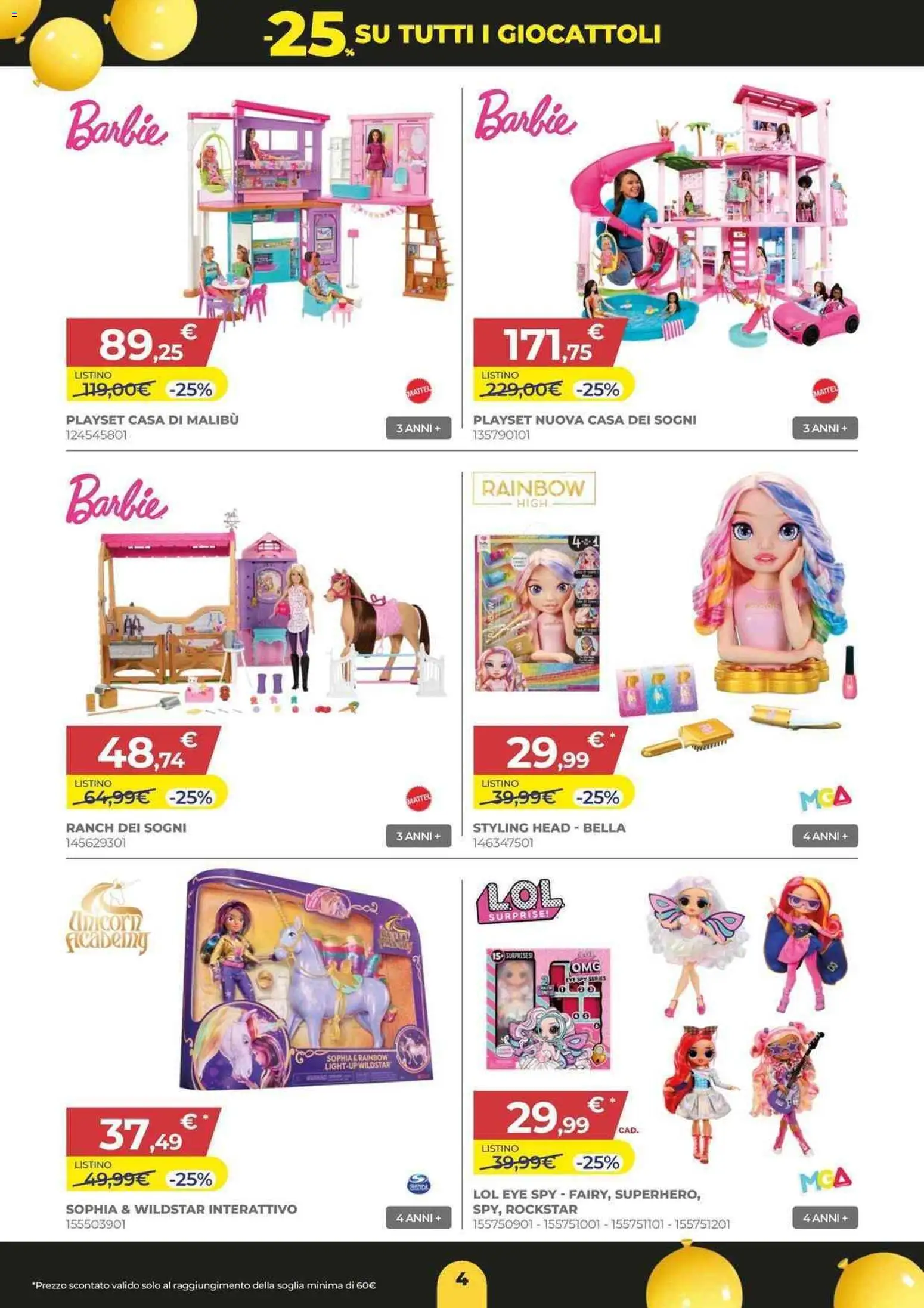 Volantino Toys Center del 24.11.2025 | Pagina: 4
