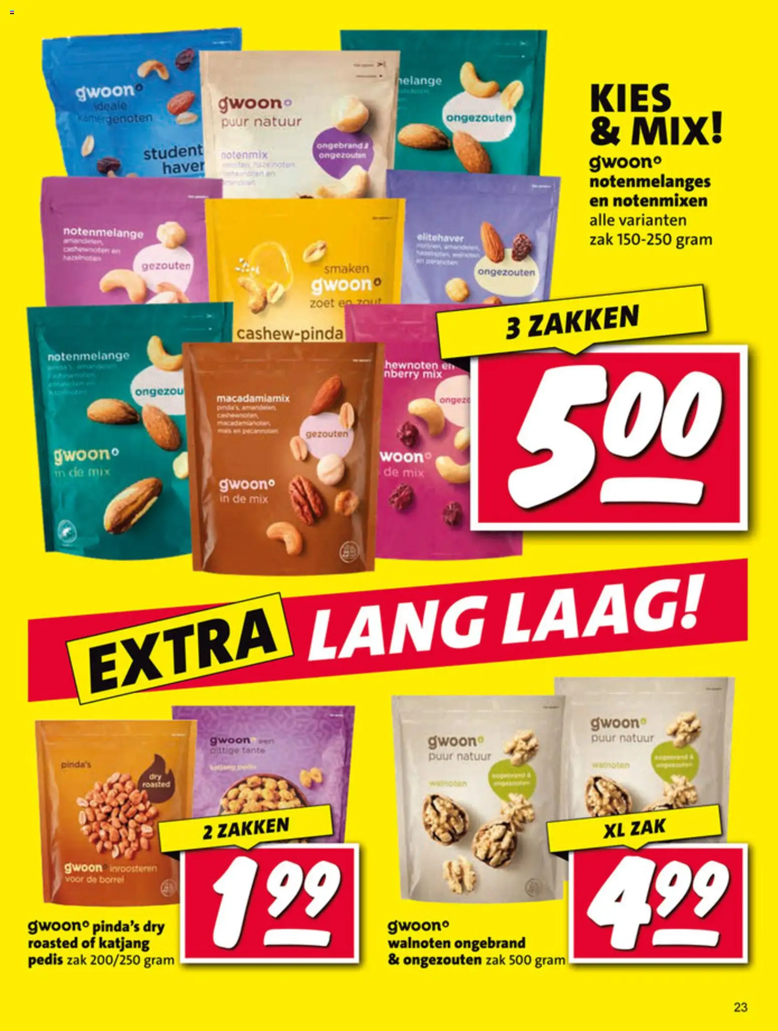 {H1} | Pagina: 23 | Producten: Zak, Haver, Cashewnoten