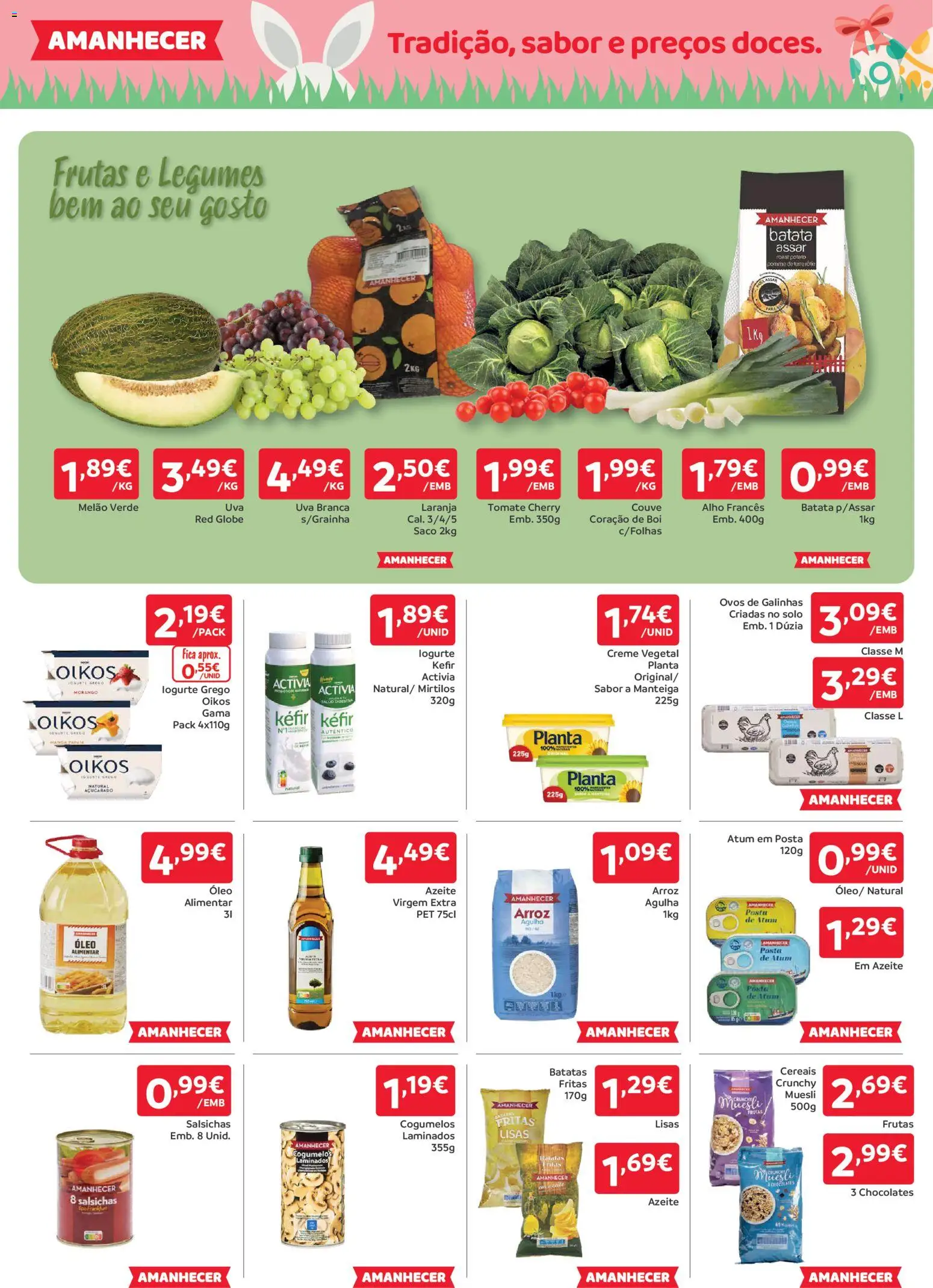 Amanhecer folheto │ válido de 26.03.2026 | Página: 6 | Produtos: Azeite, Manteiga, Óleo, Couve