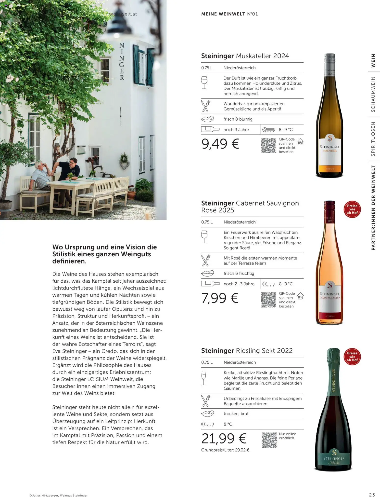 Interspar Meine Weinwelt Frühling 2026 gültig ab 05.03.2026 | Seite: 23 | Produkte: Jääkaappipakastin, Duft, Wein