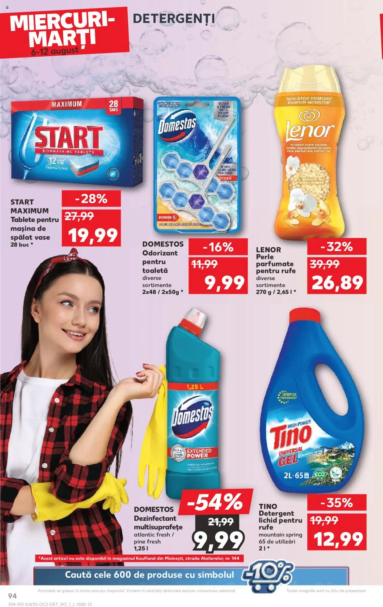 Catalog Kaufland - Tulcea – valabil de la 06.08.2025 | Pagină: 94 | Produse: Pomelo, Akrilik boya, Detergent, Tablete pentru mașina de spălat