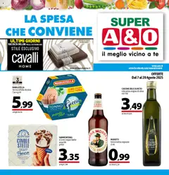 Anteprima del volantino A&O Supermercato catalogo valido a partire dal 07.08.2025