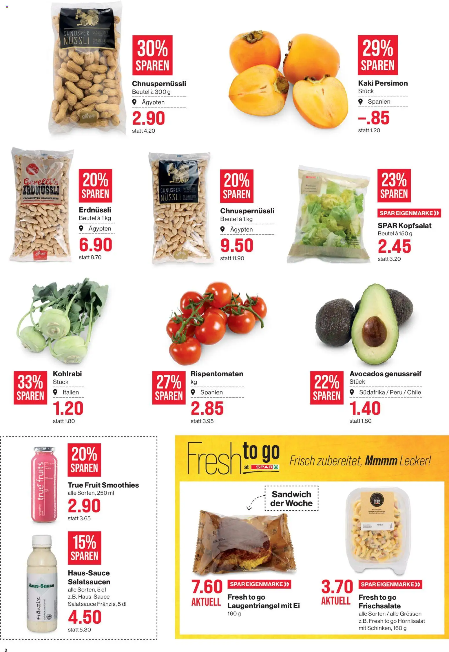 SPAR Aktionen – gültig ab 20.11.2025 | Seite: 2 | Produkte: Kaki