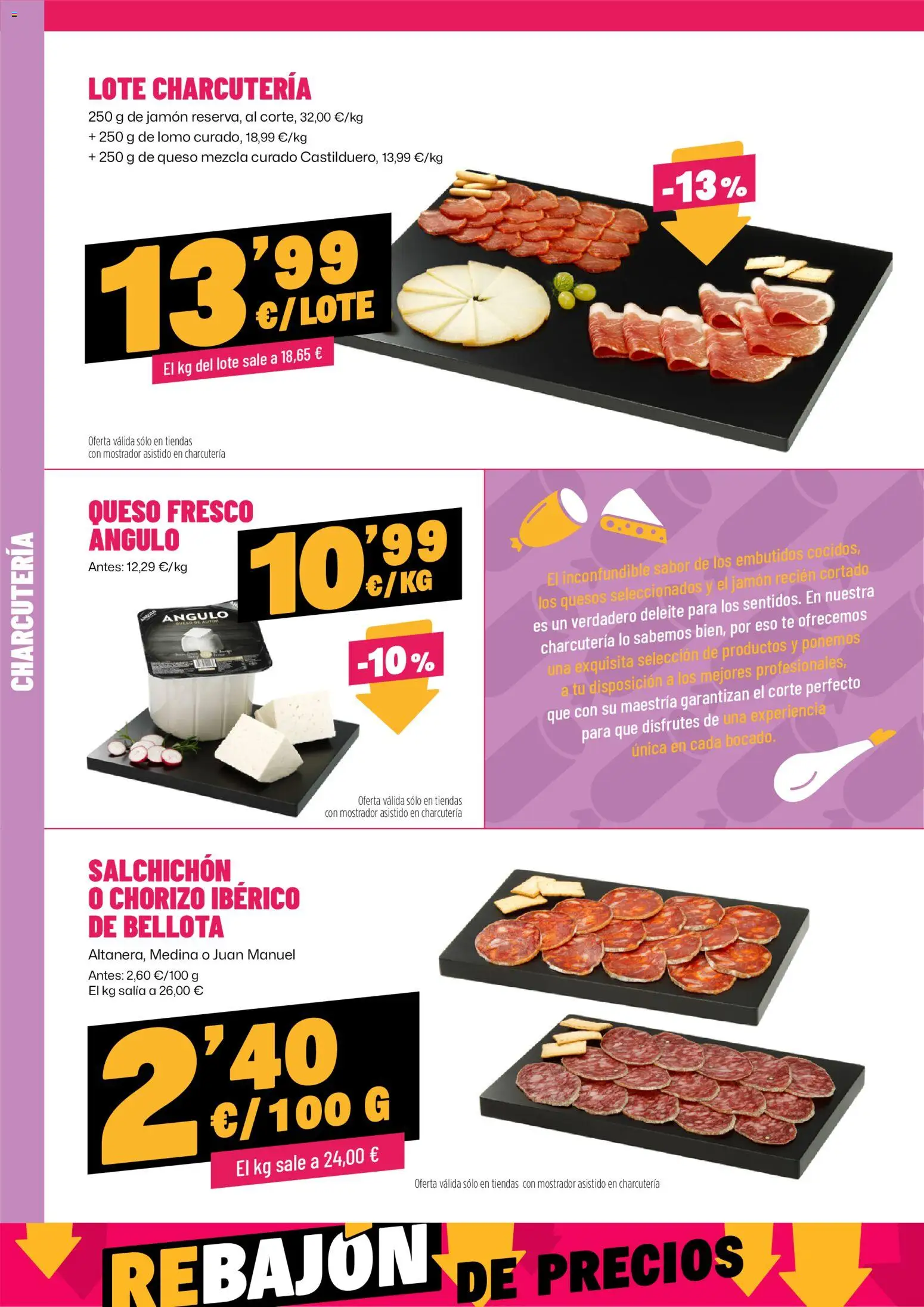 AhorraMas folleto │ válido desde el 23.10.2025 | Página: 10 | Productos: Queso, Jamón, Queso fresco, Νυχτικό