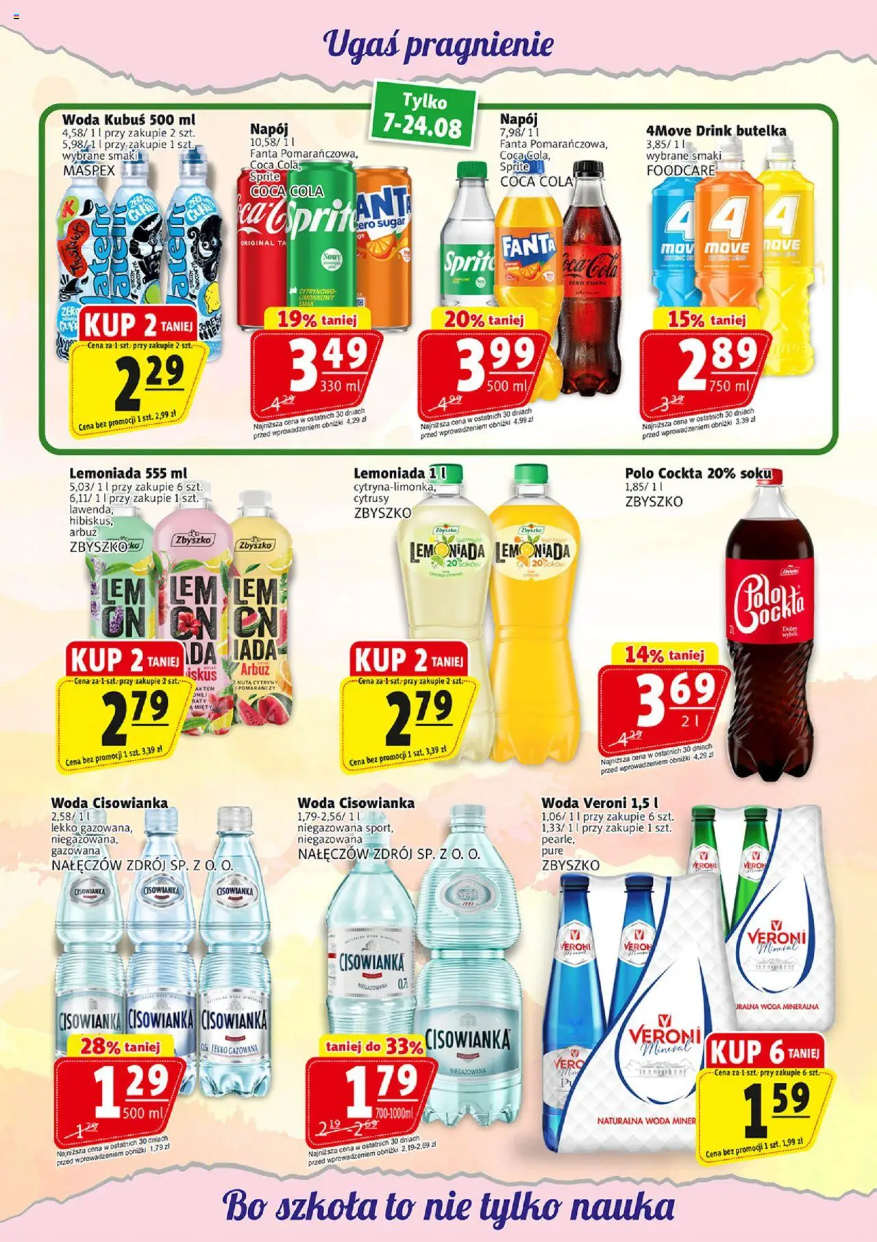Prim Market Gazetka - Witaj Szkoło od 07.08.2025 | Strona: 15 | Produkty: Arbuz, Sprite, Coca cola, Cytryny