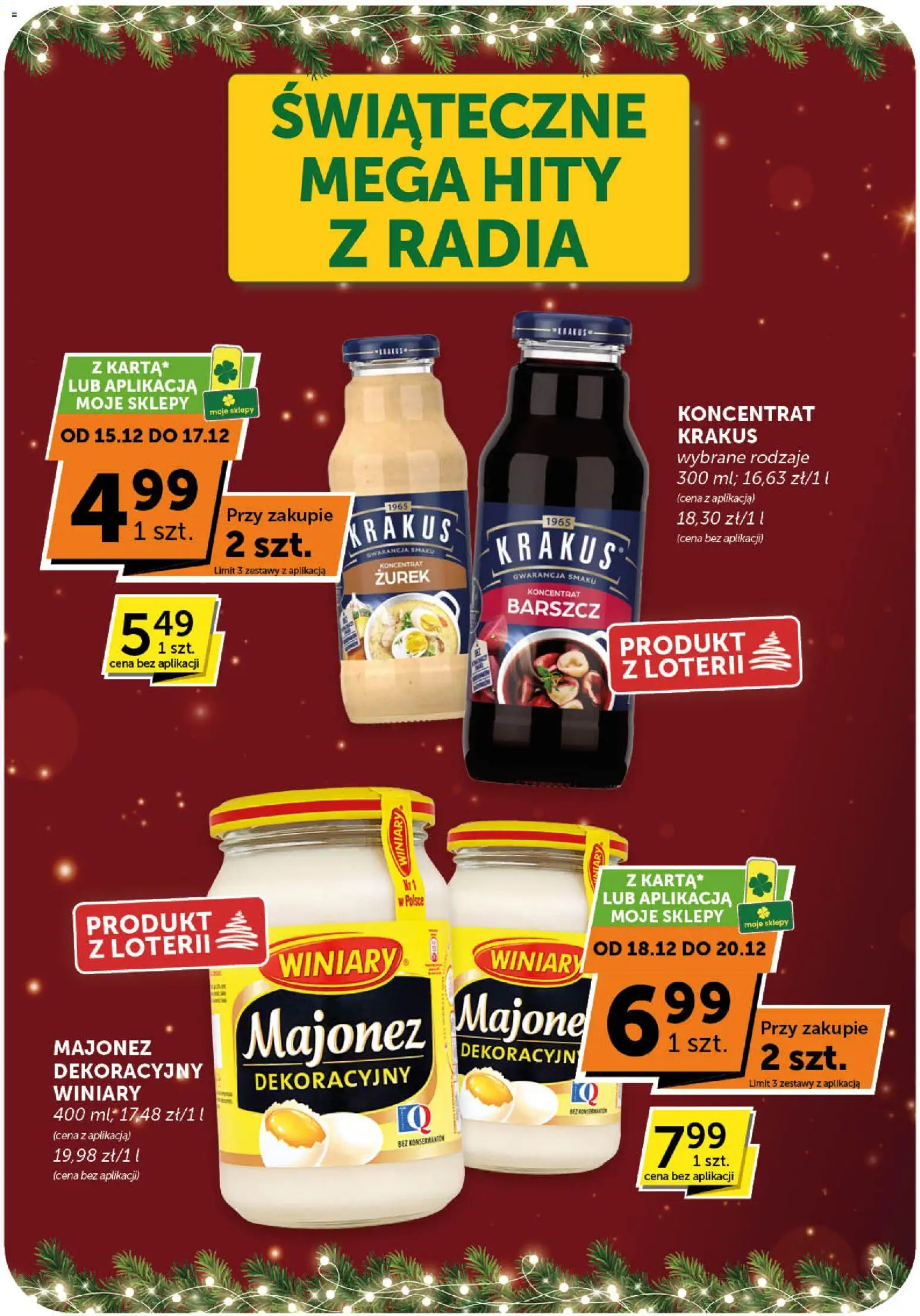 Euro Sklep Gazetka - Market od 11.12.2025 | Strona: 3 | Produkty: Barszcz, Zurek, Majonez