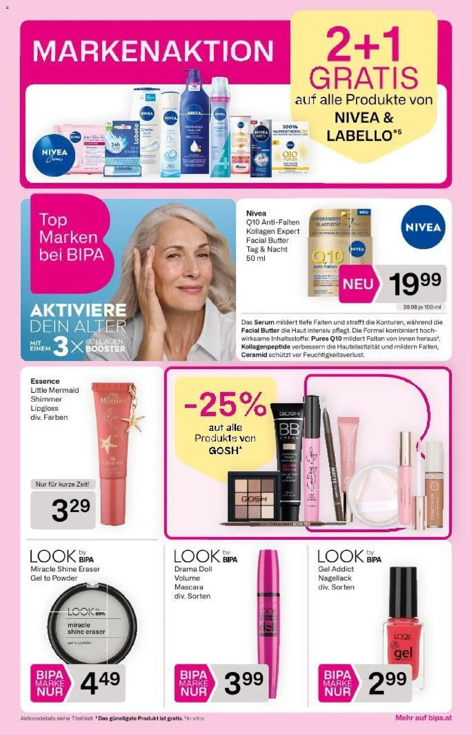 Bipa Flugblatt gültig ab 19.03.2026 | Seite: 7 | Produkte: Lipgloss, Nagellack, Butter