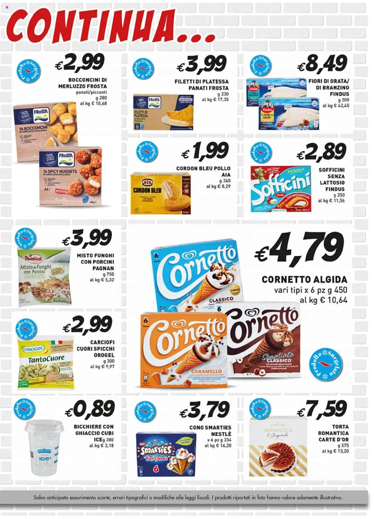 Volantino Coal del 14.08.2025 | Pagina: 3 | Prodotti: Nuggets, Latte, Carciofi, Torta