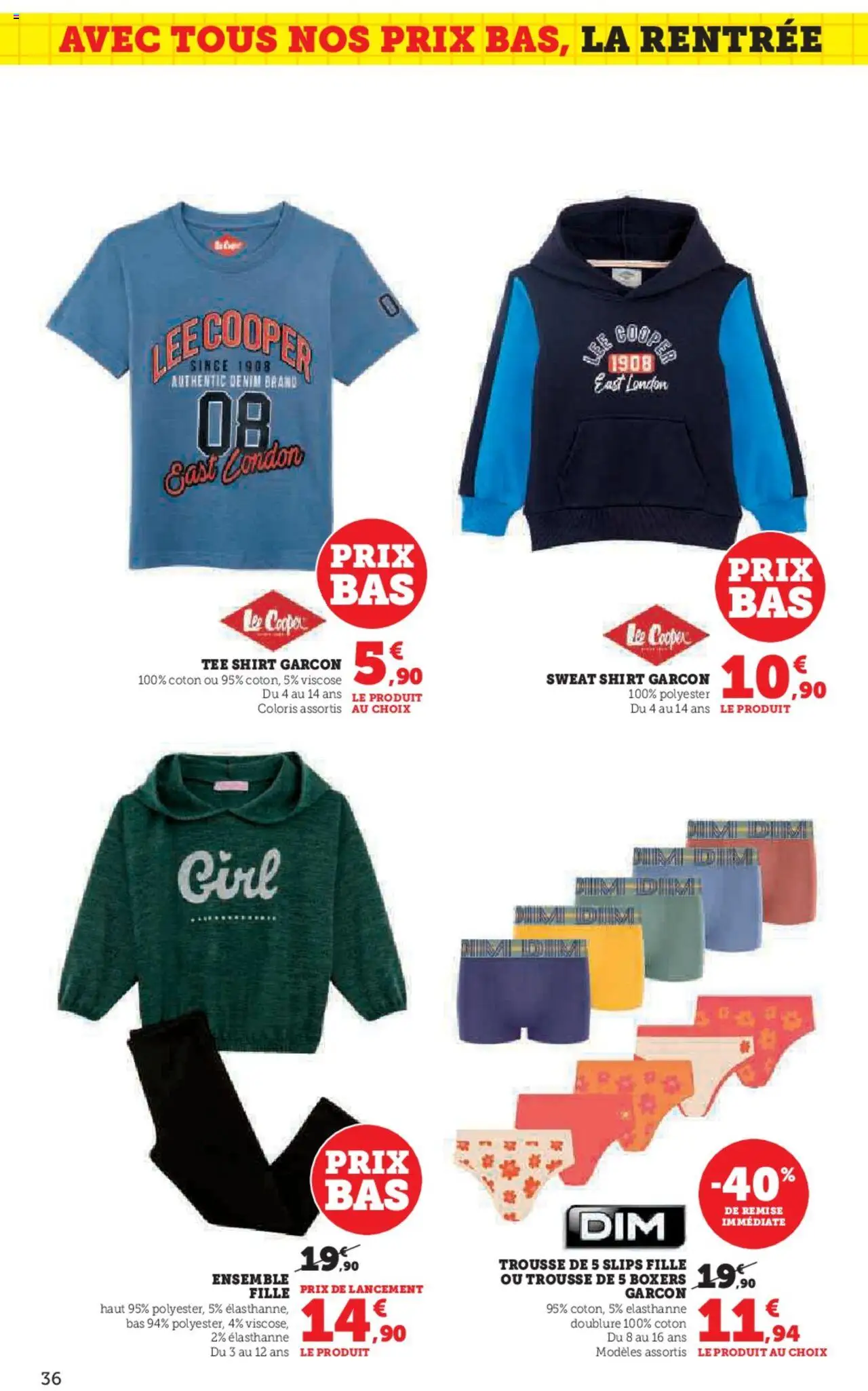  | Page: 36 | Produits: Coton, Slips