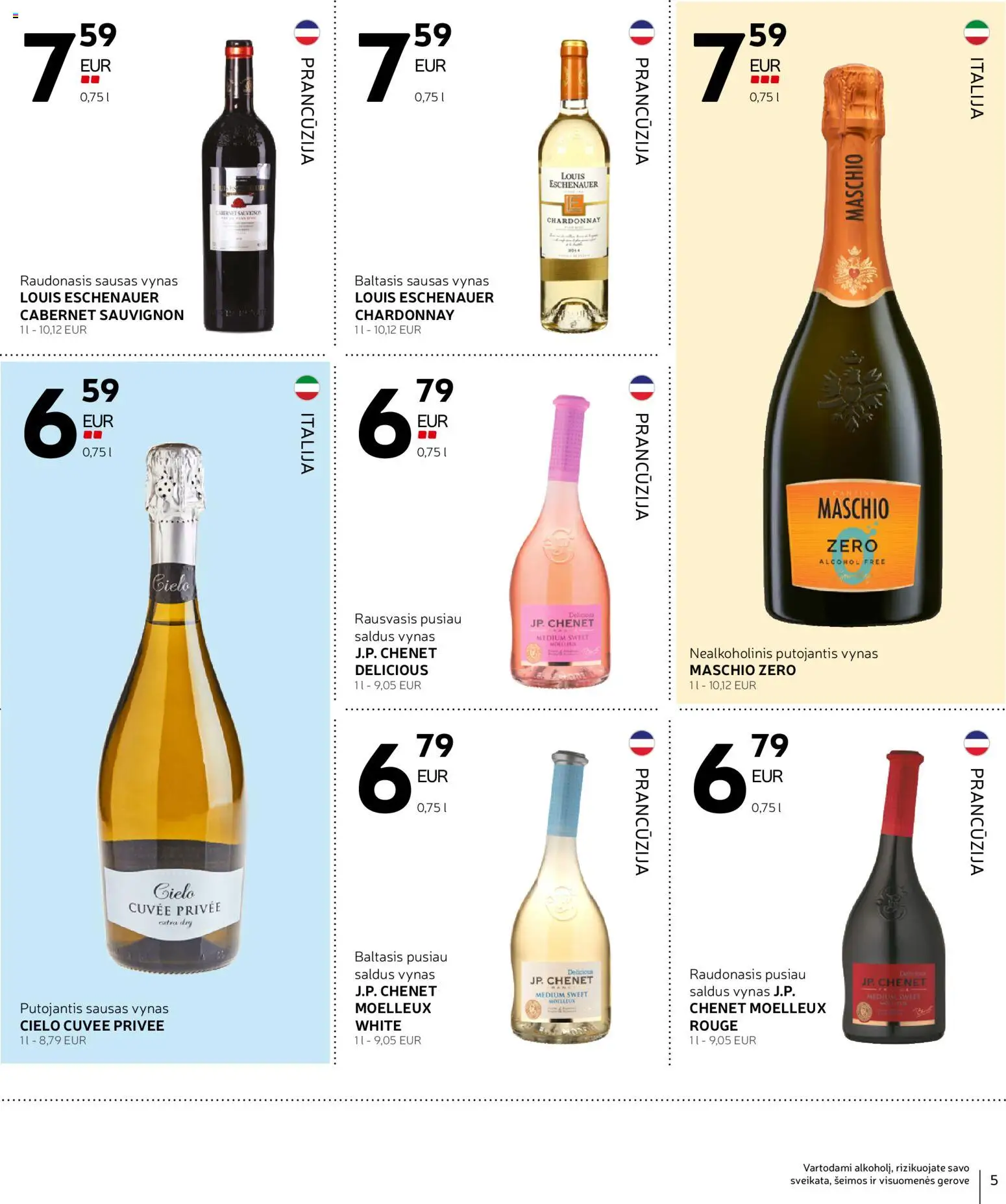 Rimi akcijos nuo 01.06.2026 | Puslapis: 5 | Prekių: Vynas