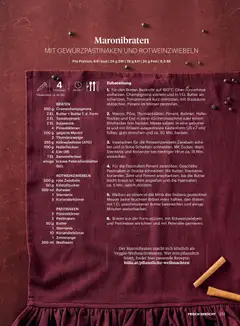 Billa  Frisch Gekocht ab 01.12.2025 gültig | Seite: 151 | Produkte: Flocken, Zwiebeln, Petersilie, Wein