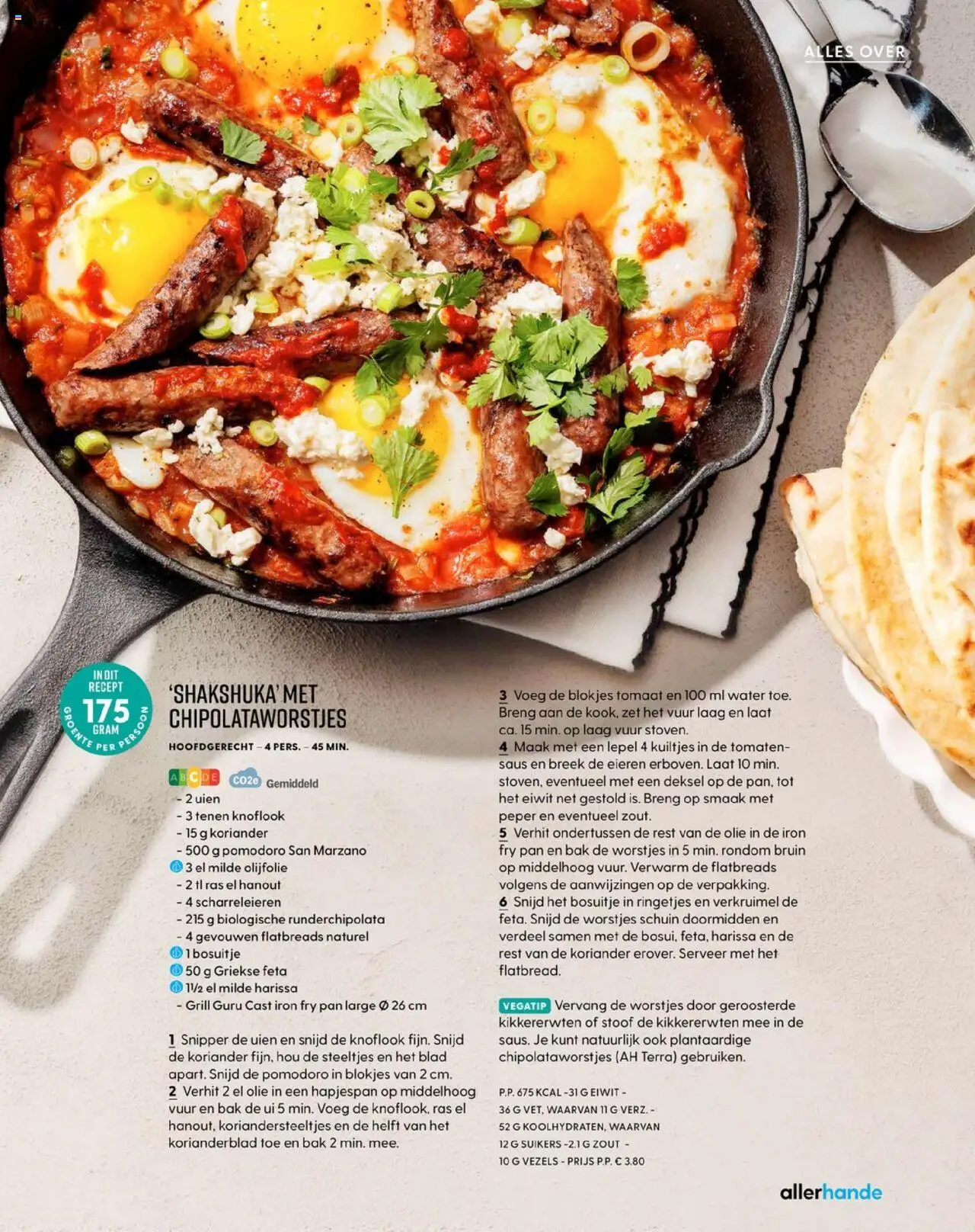  | Pagina: 57 | Producten: Tomaten, Pan, Szeletelt bacon, Knoflook