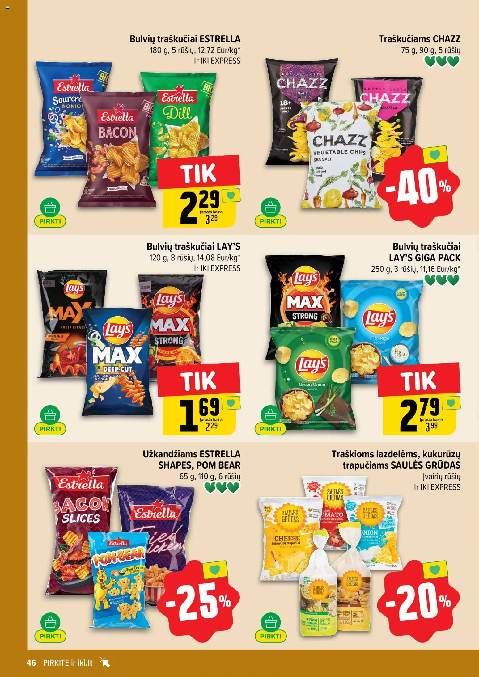 IKI akcijos nuo 06.04.2026 | Puslapis: 46 | Prekių: Traškučiai