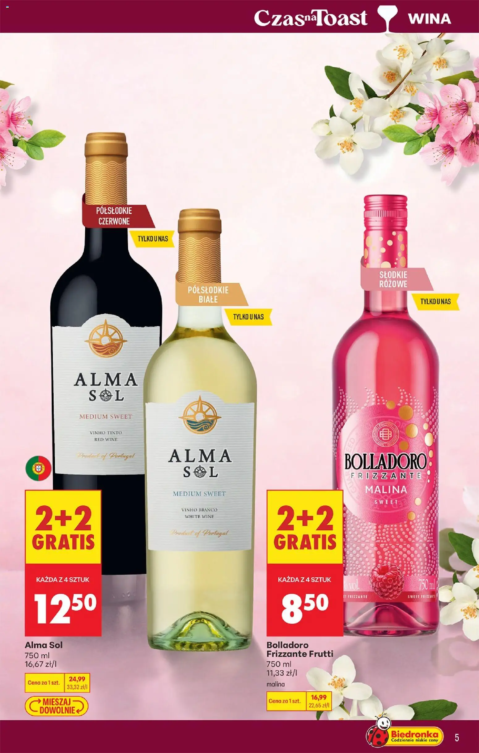 Biedronka Polsko leták - Czas na toast od 23.03.2026 | Strana: 5 | Produkty: Frizzante