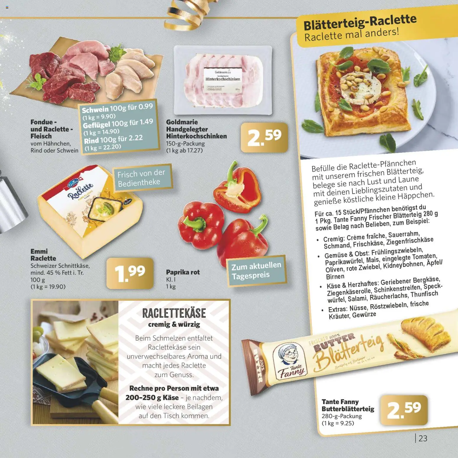 Combi - Festliche Momente – gültig ab 24.11.2025 | Seite: 23 | Produkte: Thunfisch, Paprika rot, Gewürze, Gemüse