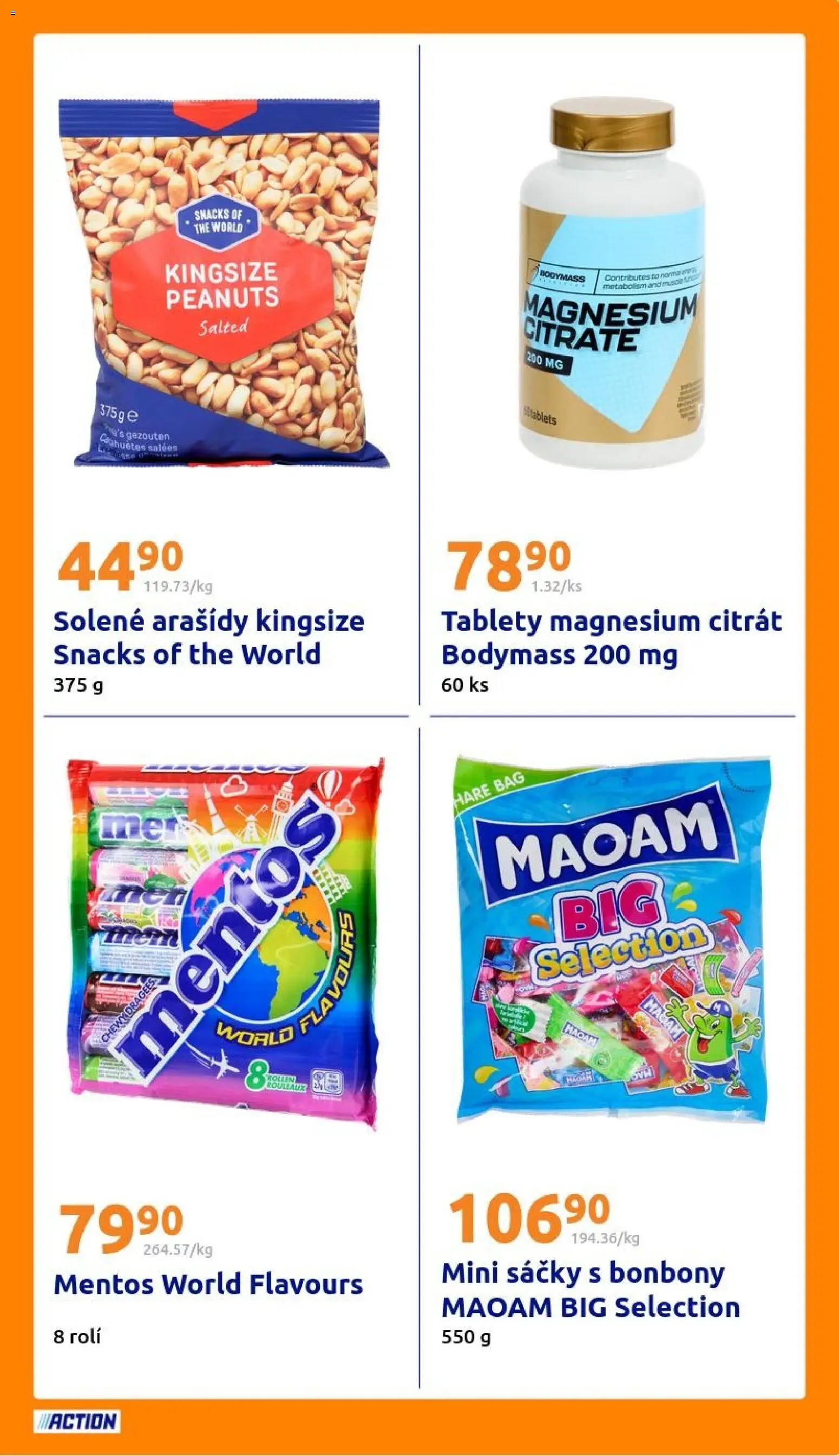 Action leták od 18.03.2026 | Strana: 19 | Produkty: Bonbóny, Arašídy