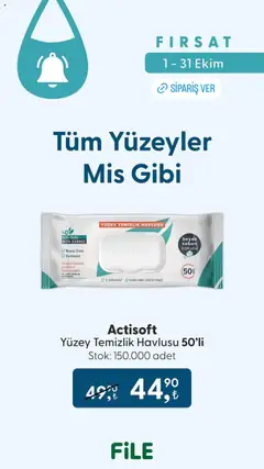 01.10.2025 tarihinden itibaren geçerli olan File Market kataloğu önizlemesi | Sayfa: 9 | Ürünler: Sabun, Sirke