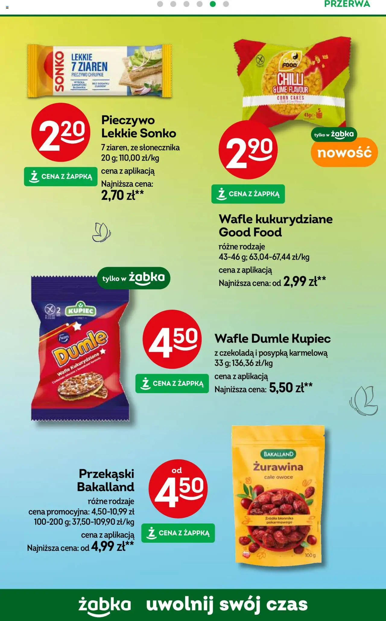 Żabka Gazetka od 18.06.2025 | Strona: 82 | Produkty: Orzechy włoskie, Żelki, Czekolada, Owoce
