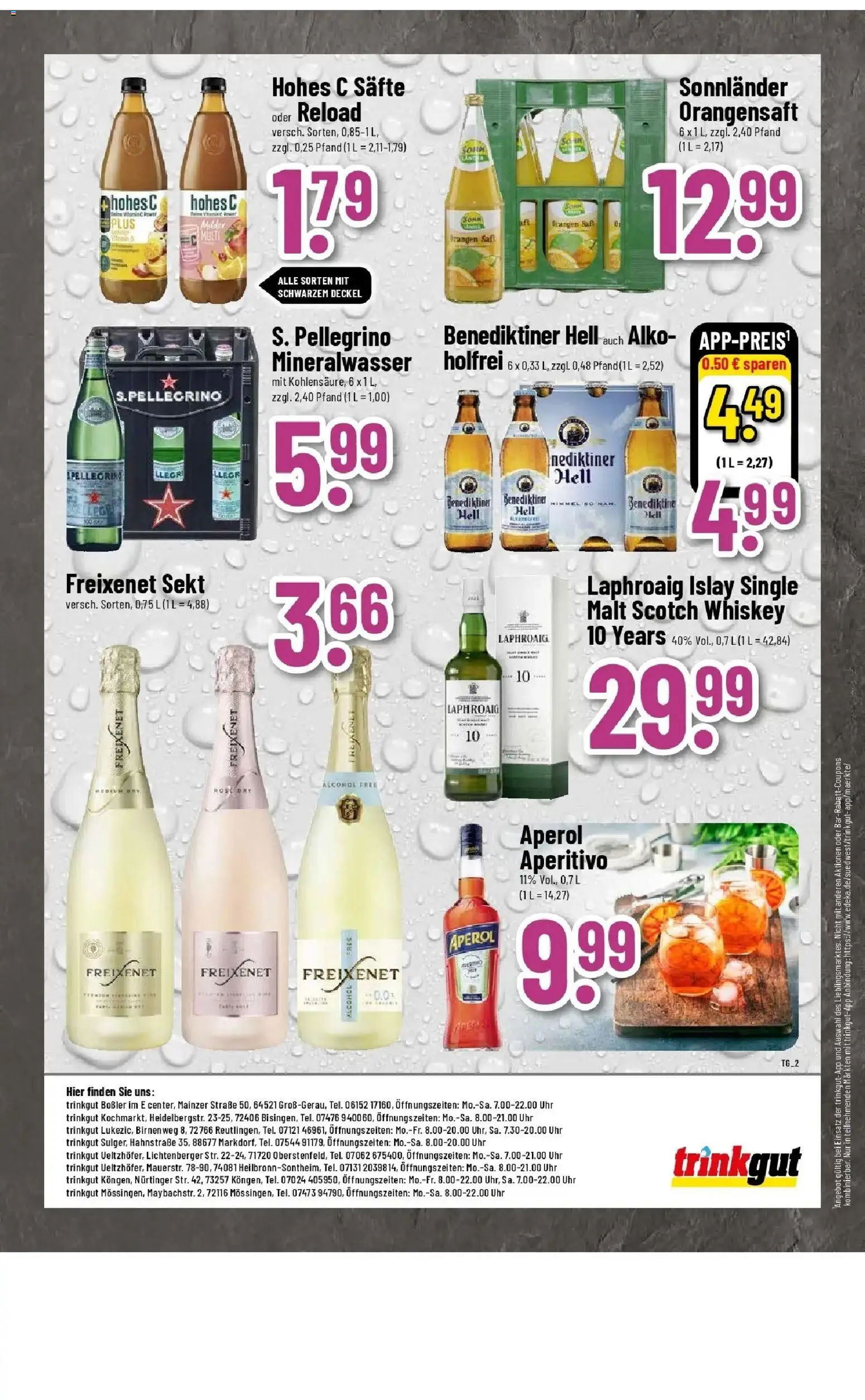 Angebote – gültig ab 30.03.2026 | Seite: 69 | Produkte: Freixenet, Orangensaft, Benediktiner hell, Hohes c