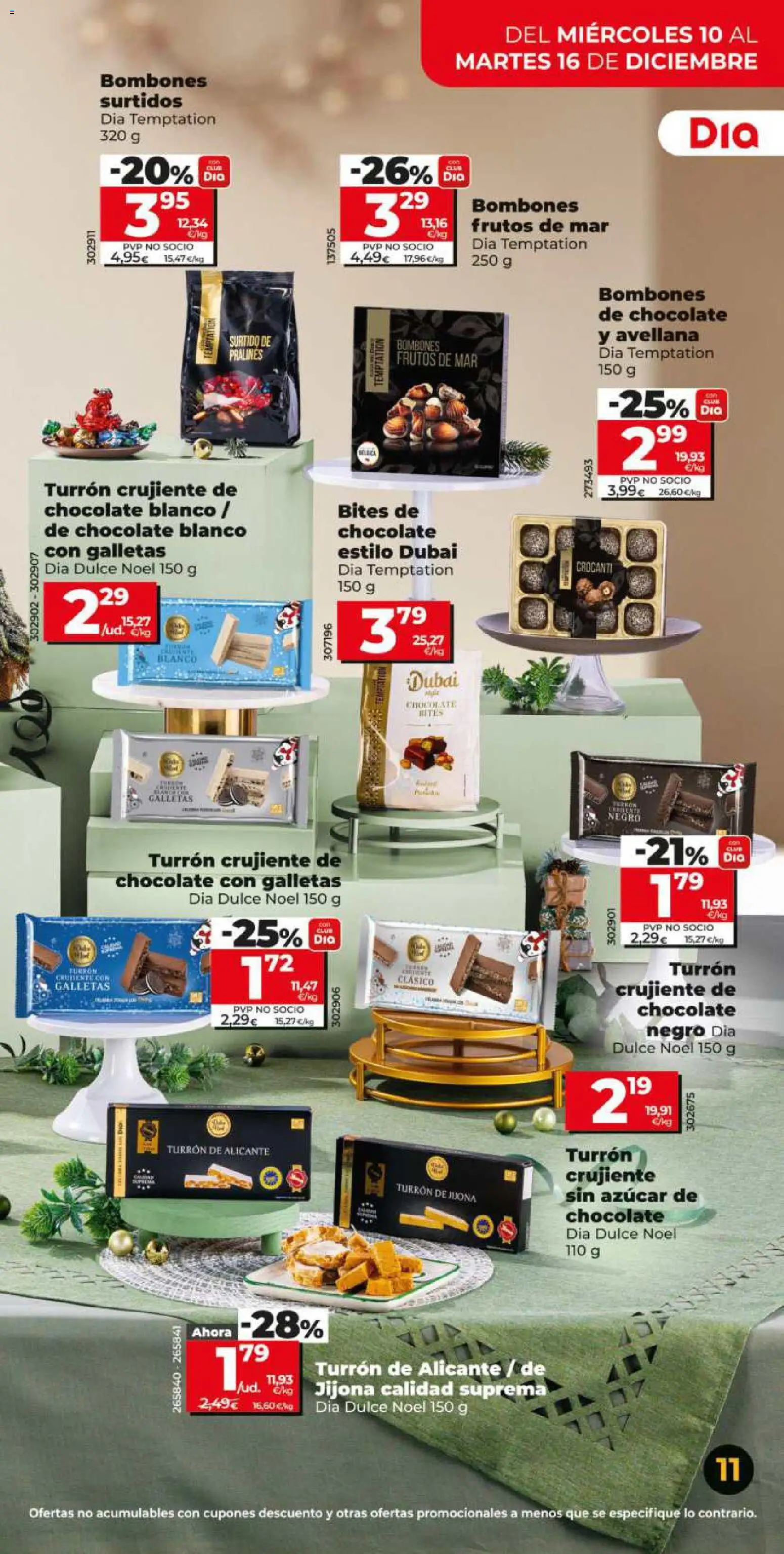 Dia - folleto Market │ válido desde el 10.12.2025 | Página: 11 | Productos: Chocolate, Galletas