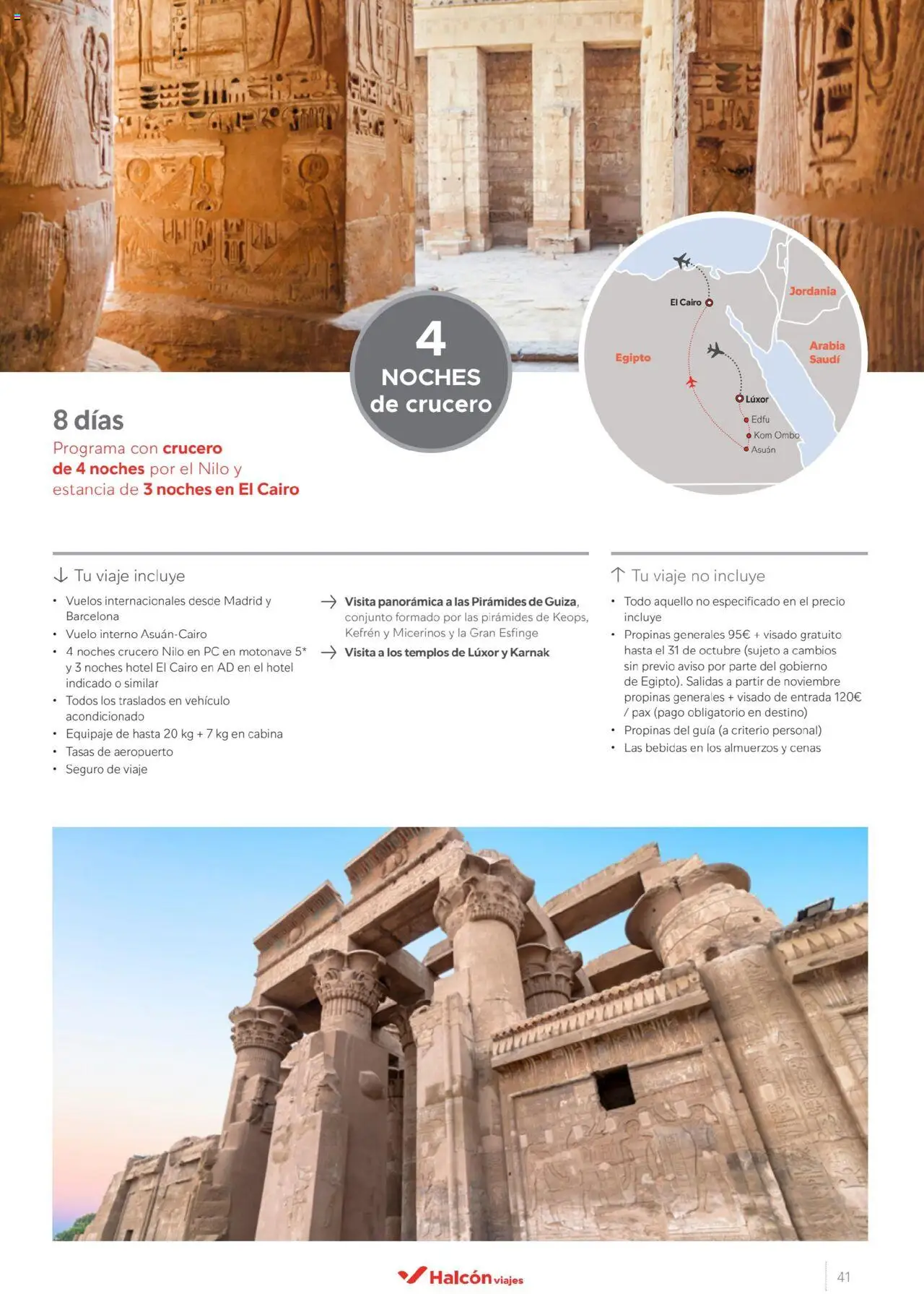 Halcón Viajes Egipto │ válido desde el 01.07.2025 | Página: 41 | Productos: PC