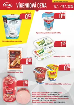 CBA Komfos leták platný od 15.01.2026